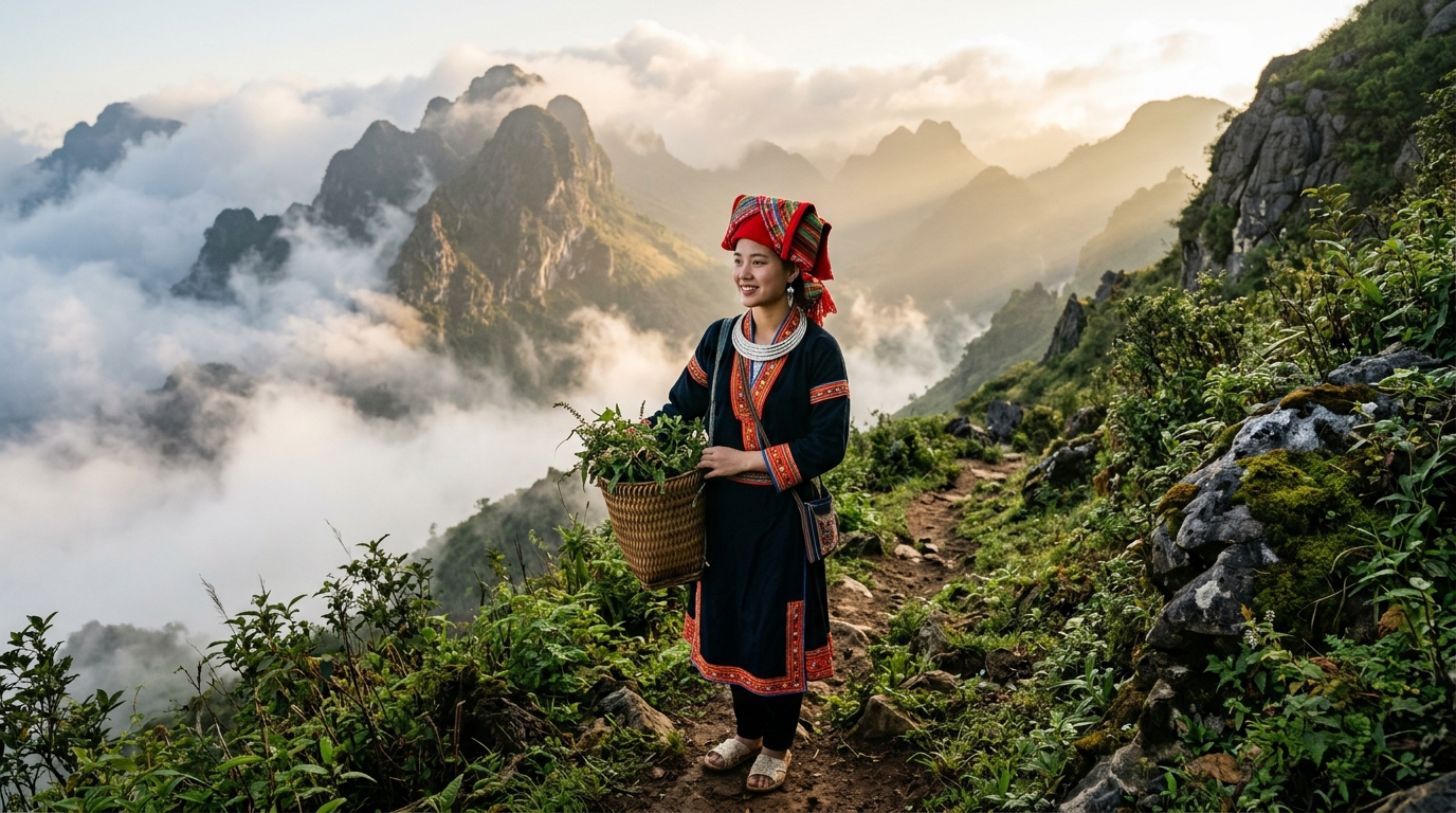 Thiếu nữ người Dao Thanh Phán giữa đại ngàn Tây Yên Tử